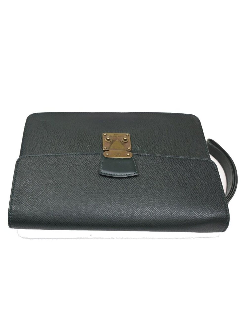 Louis Vuitton Clutch Pochette Deep Green Taiga - Picture 5 of 15